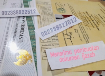 Pembuatan ijazah asli terdaftar aman terpercaya 