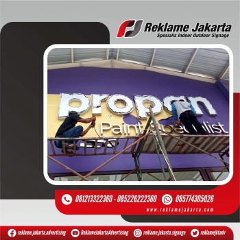 Neon Box, Signage, Billboard, Reklame, Huruf Timbul, Neon Sign, Pajak Reklame